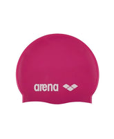 Arena Classic Silicone Cap - Fuchsia-White